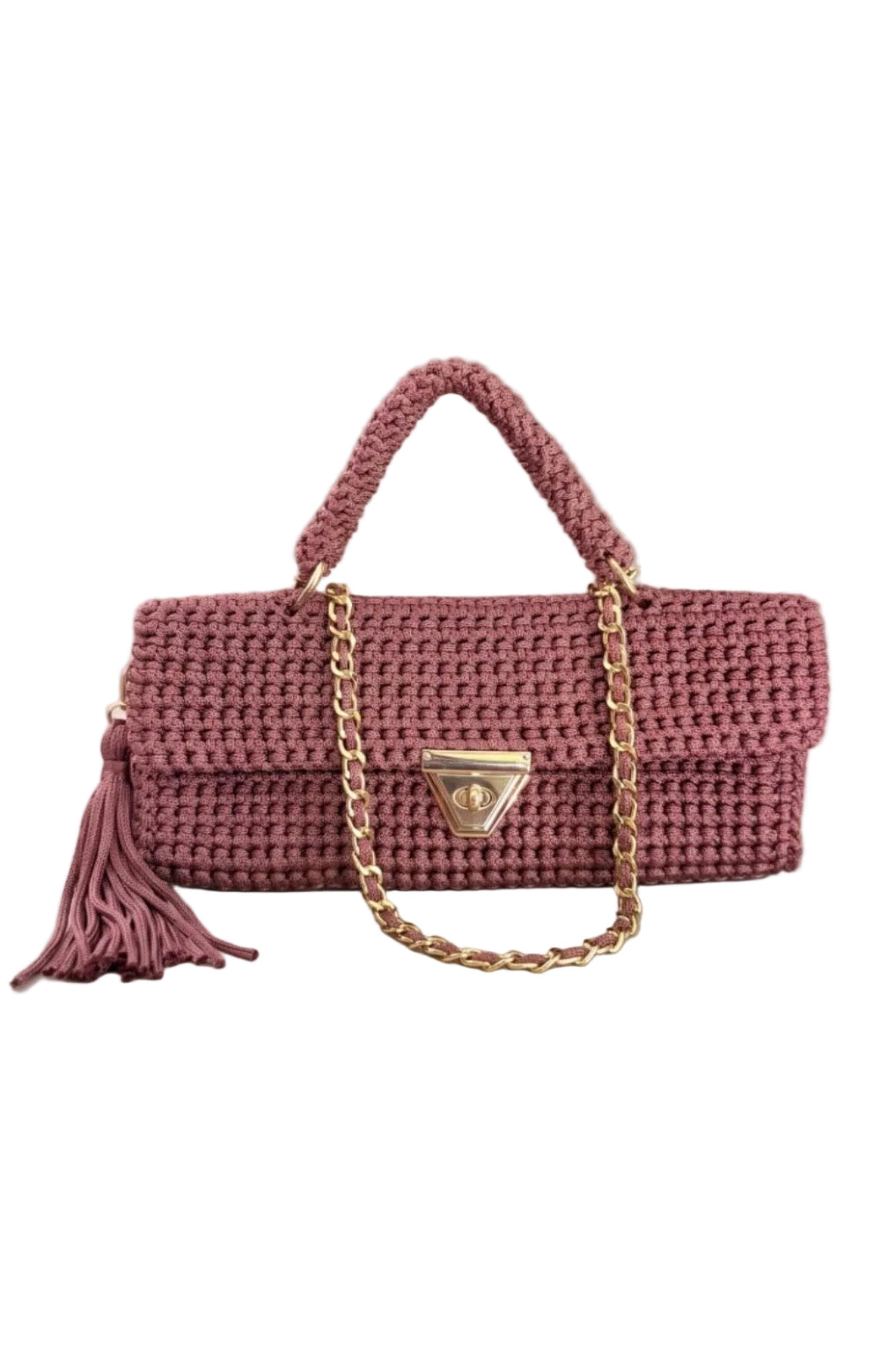 Meertens Luxury East West Macrame Clutch (Women) | Nordstrom