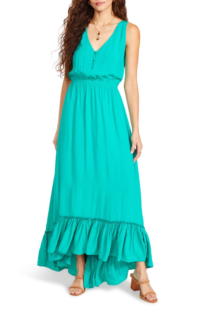 BB Dakota by Steve Madden Precious Hem Maxi Dress, Main, color, 