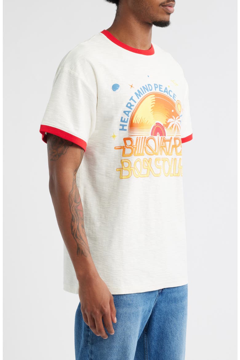 BB Record Ringer Graphic T-Shirt, Alternate, color, GARDENIA