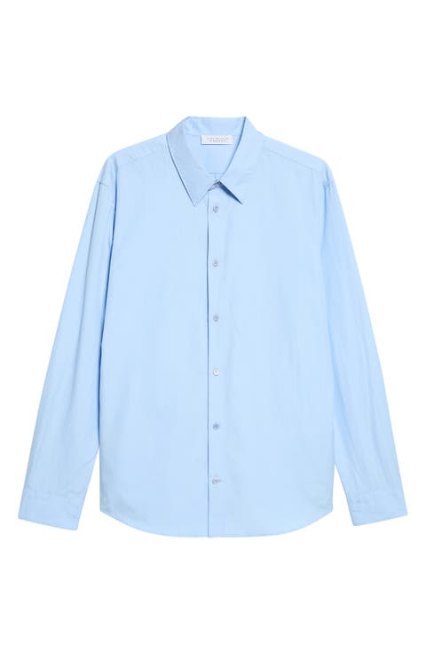Judie Cotton Poplin Button-Up Shirt