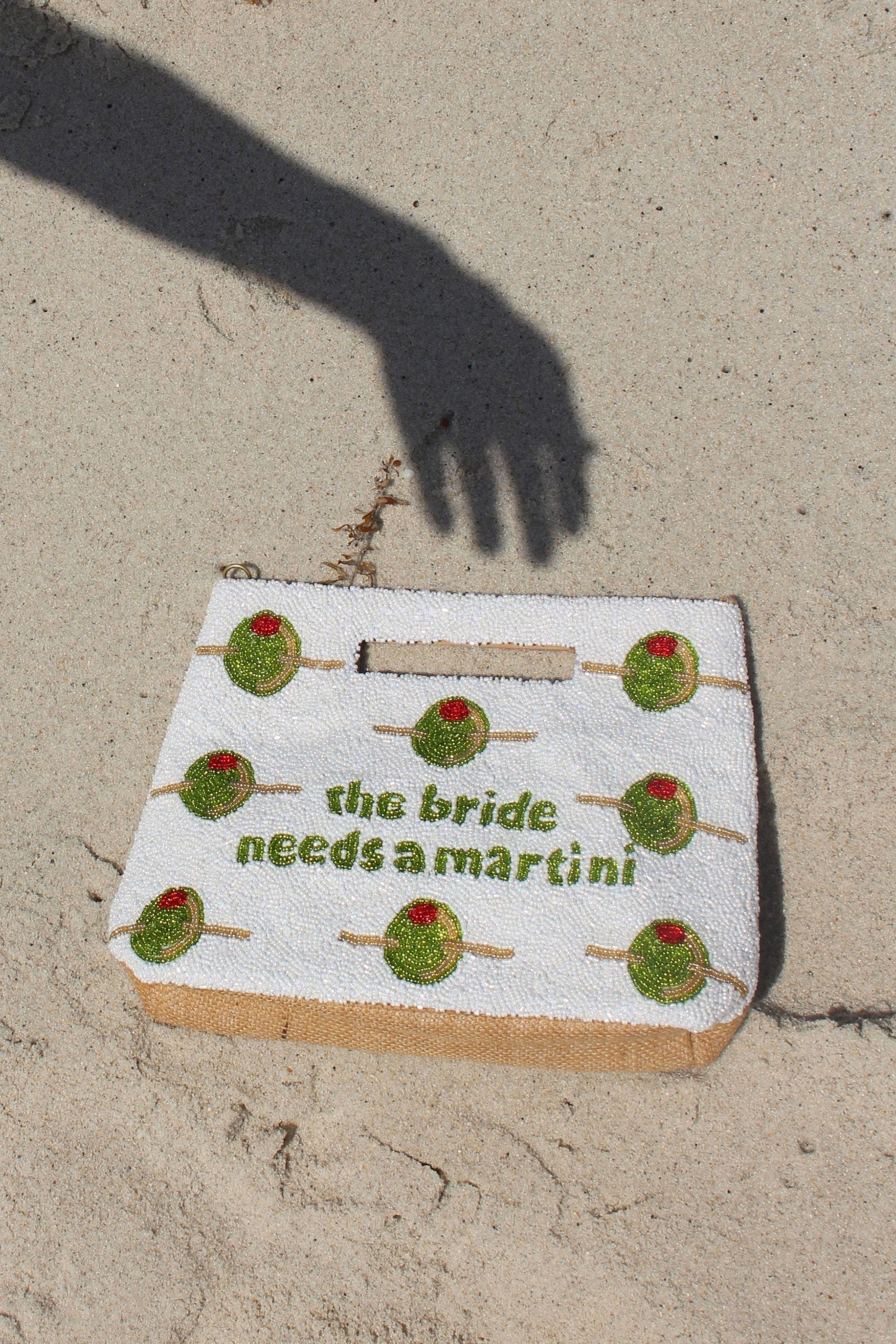 Island to East Side The Bride Needs a Martini Handle Pouch, Alternate, color, 