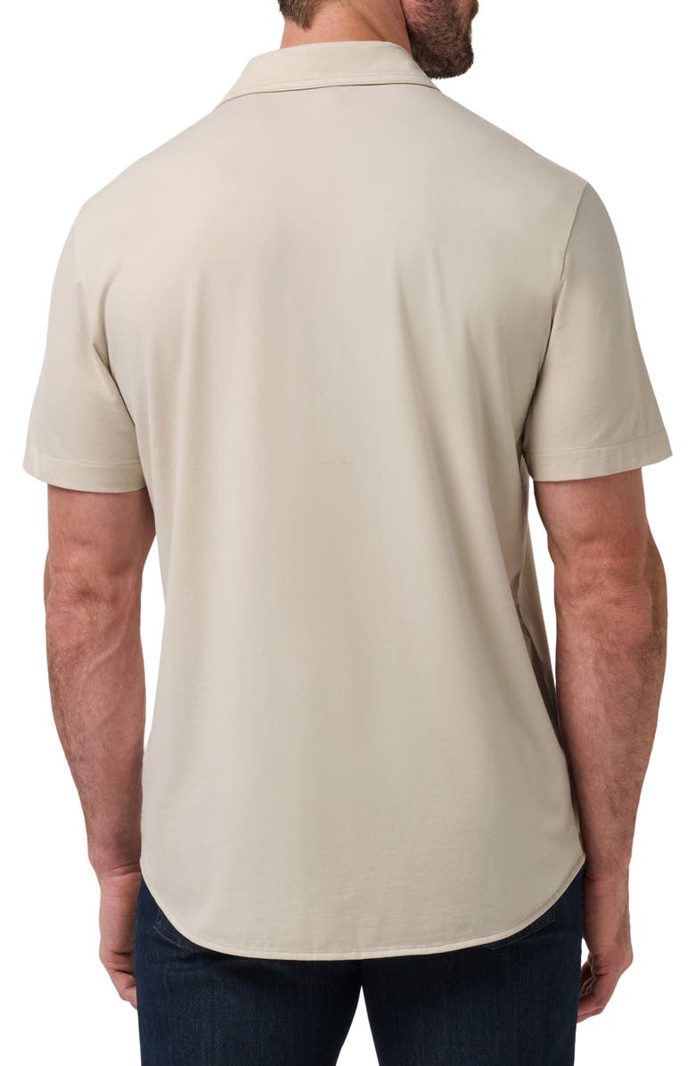 TravisMathew Comfortknit Beach Short Sleeve Shirt, Alternate, color, Italian Sand