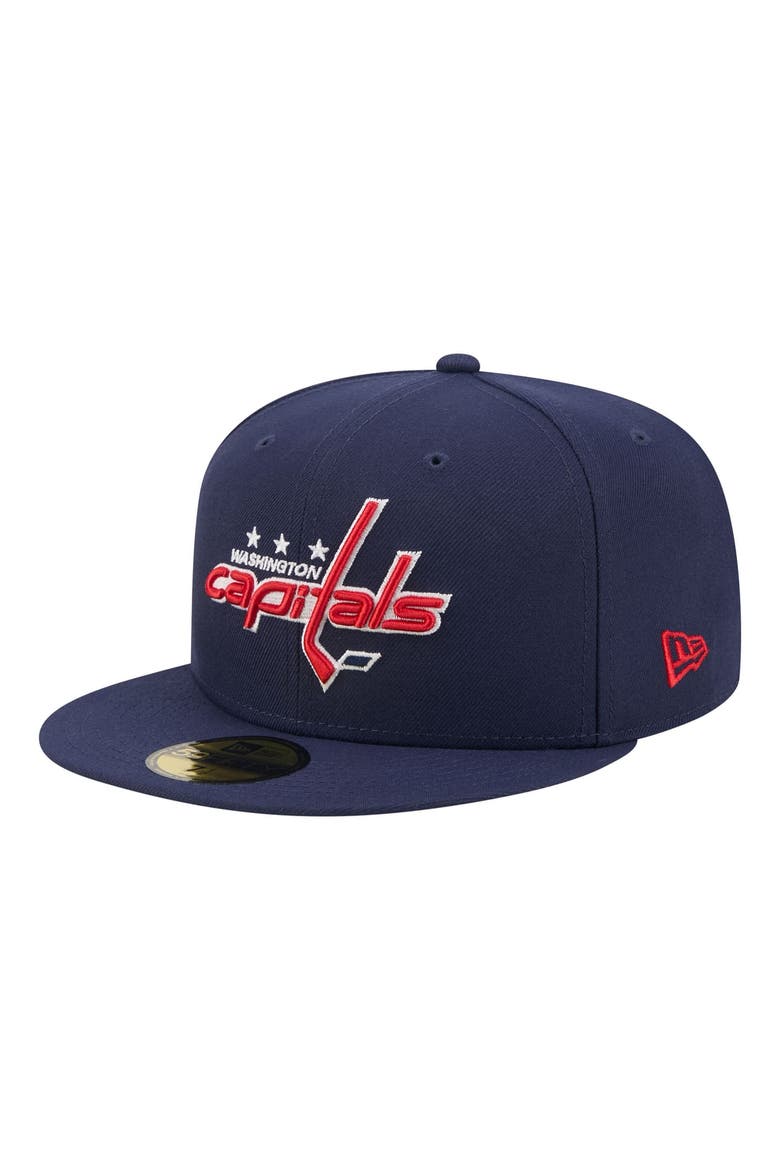 Men's New Era  Navy Washington Capitals Zamboni 59FIFTY Fitted Hat, Alternate, color, Navy