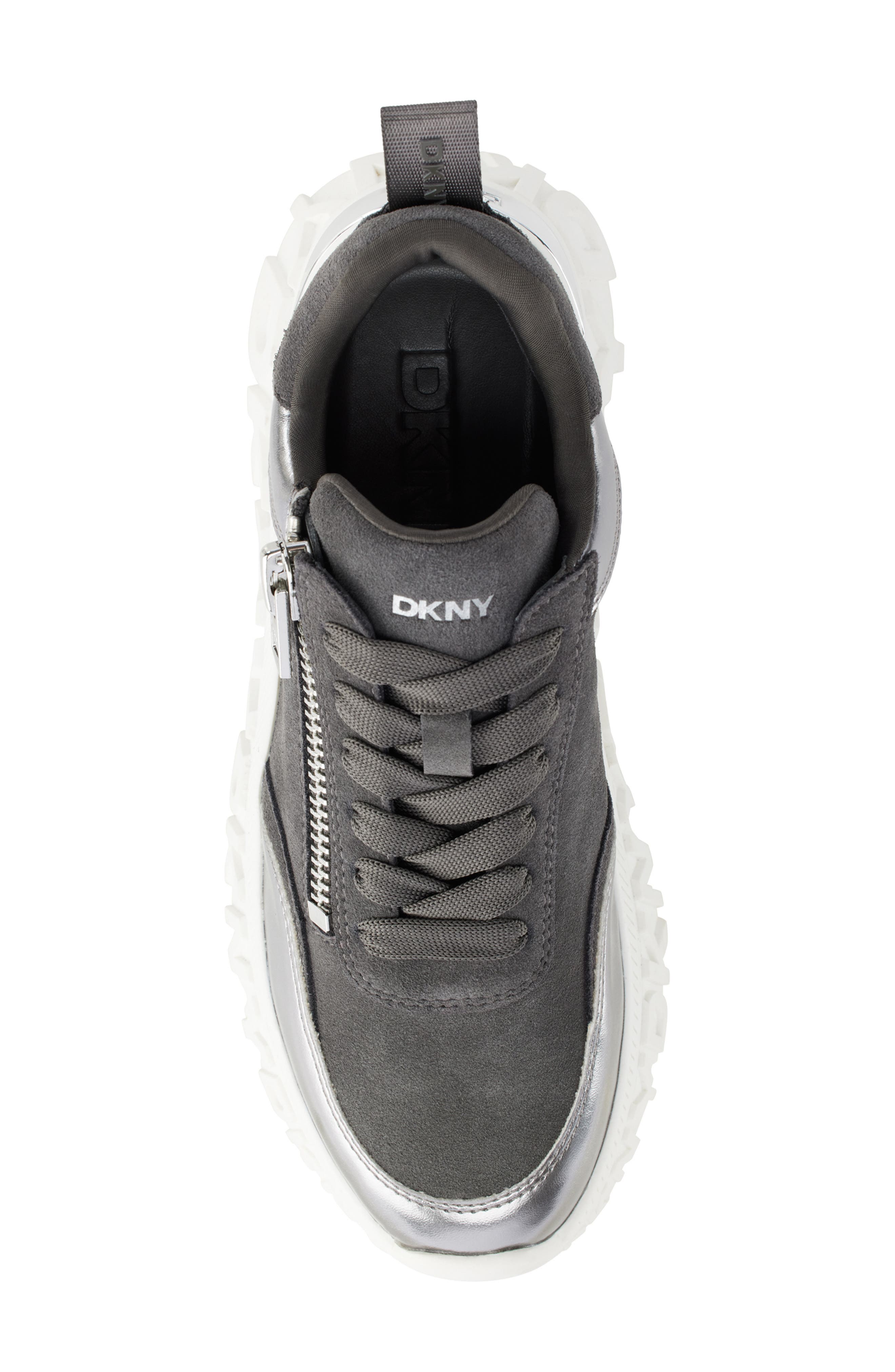 DKNY Lakelyn Platform Sneaker, Alternate, color, Grey