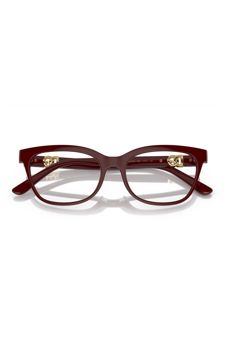 54mm Butterfly Optical Glasses, Alternate, color, BORDEAUX / DEMO LENS