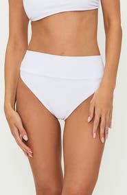 Beach Riot Highway High Waist Bikini Bottoms