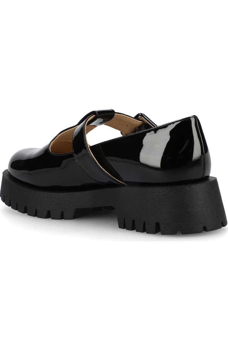 Journee Collection Suvi Mary Jane Loafer, Alternate, color, Patent/ Black