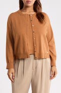 Tahari ASL Front Button Cardigan