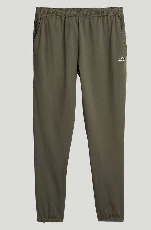 Pynrs Performance Streetwear Geneva Jogger Pants In Deep Olive