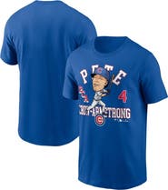 FANATICS Men's Fanatics Pete Crow-Armstrong Royal Chicago Cubs Hometown Caricature T-Shirt
