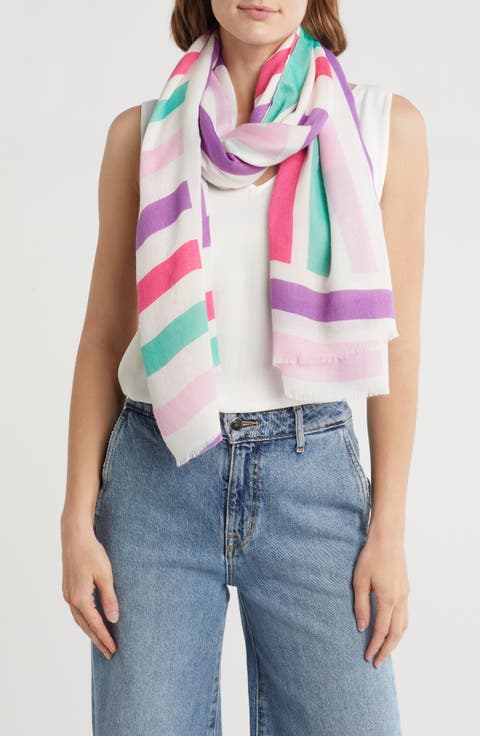 Abstract Print Scarf