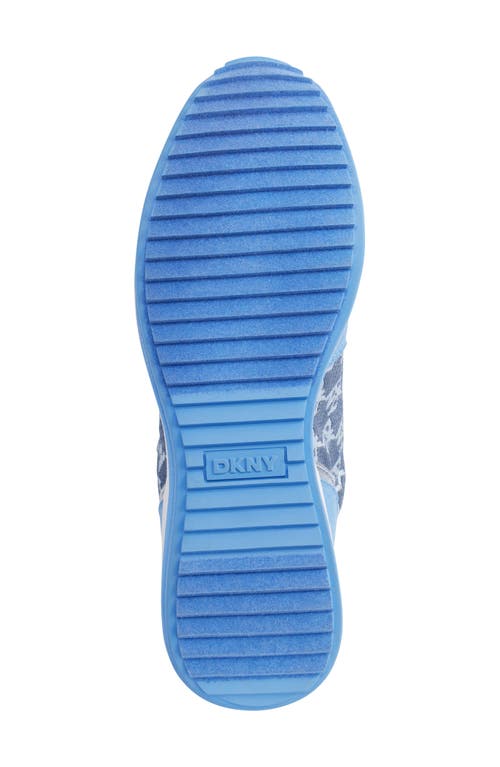 Dkny Women's Kamay Lace-up Wedge Sneakers In Cornflower