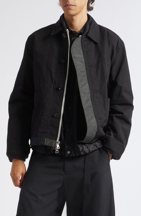 Reversible Nylon Twill & Ripstop Jacket