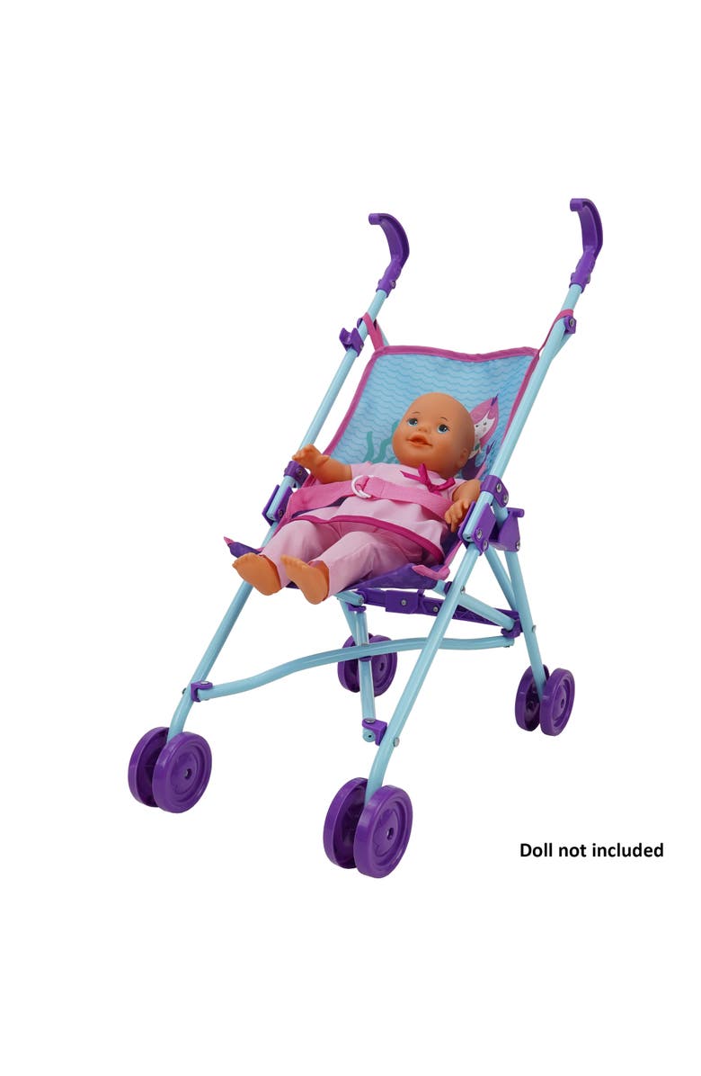 509 Mermaid Doll Umbrella Stroller, Alternate, color, Multicolored