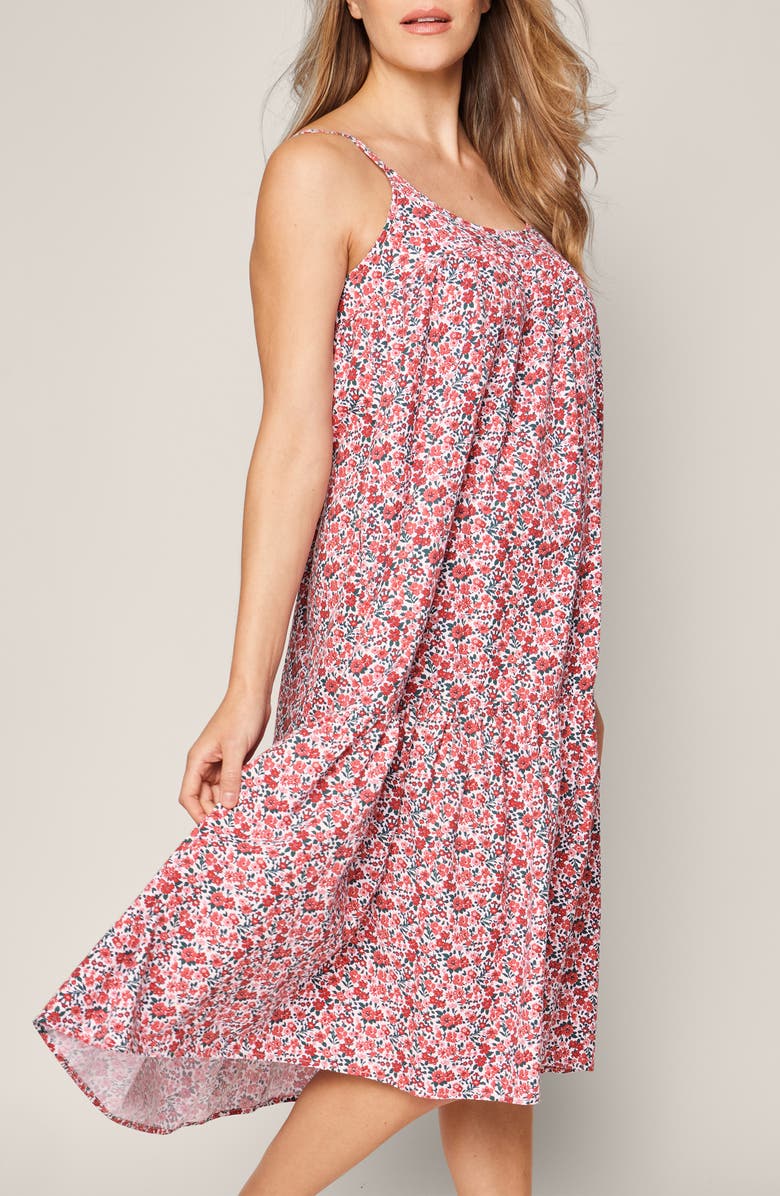 Petite Plume Chloe Fleurs des Bois Cotton Nightgown, Alternate, color,