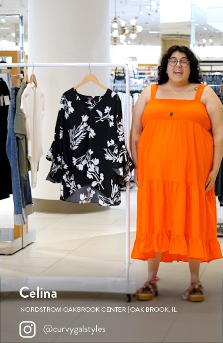 Floral Tunic Top, sales video thumbnail