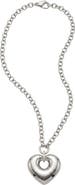 ARGENTO VIVO Puffy Heart Pendant Necklace