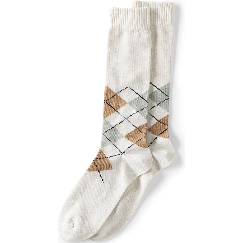 Lands' End Novelty Crew Socks In Multi