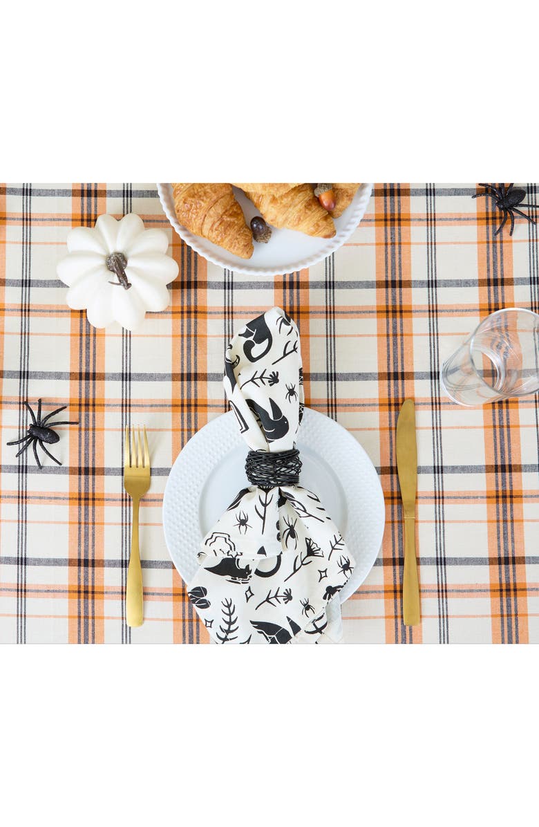 Design Imports Bird Nest Set of 4 Napkin Rings, Alternate, color, Birdnest Black