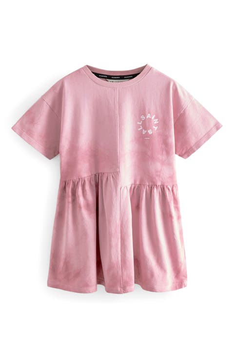 Kids' Split Asymmetric T-Shirt Dress (Big Kid)