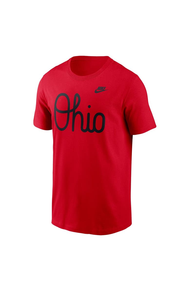 Nike Men's Nike Scarlet Ohio State Buckeyes Vintage Script T-Shirt, Alternate, color, Scarlet
