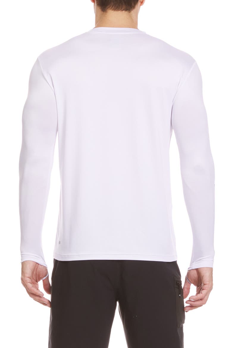 Everyday Surf Long Sleeve Performance Rashguard, Alternate, color, WHITE
