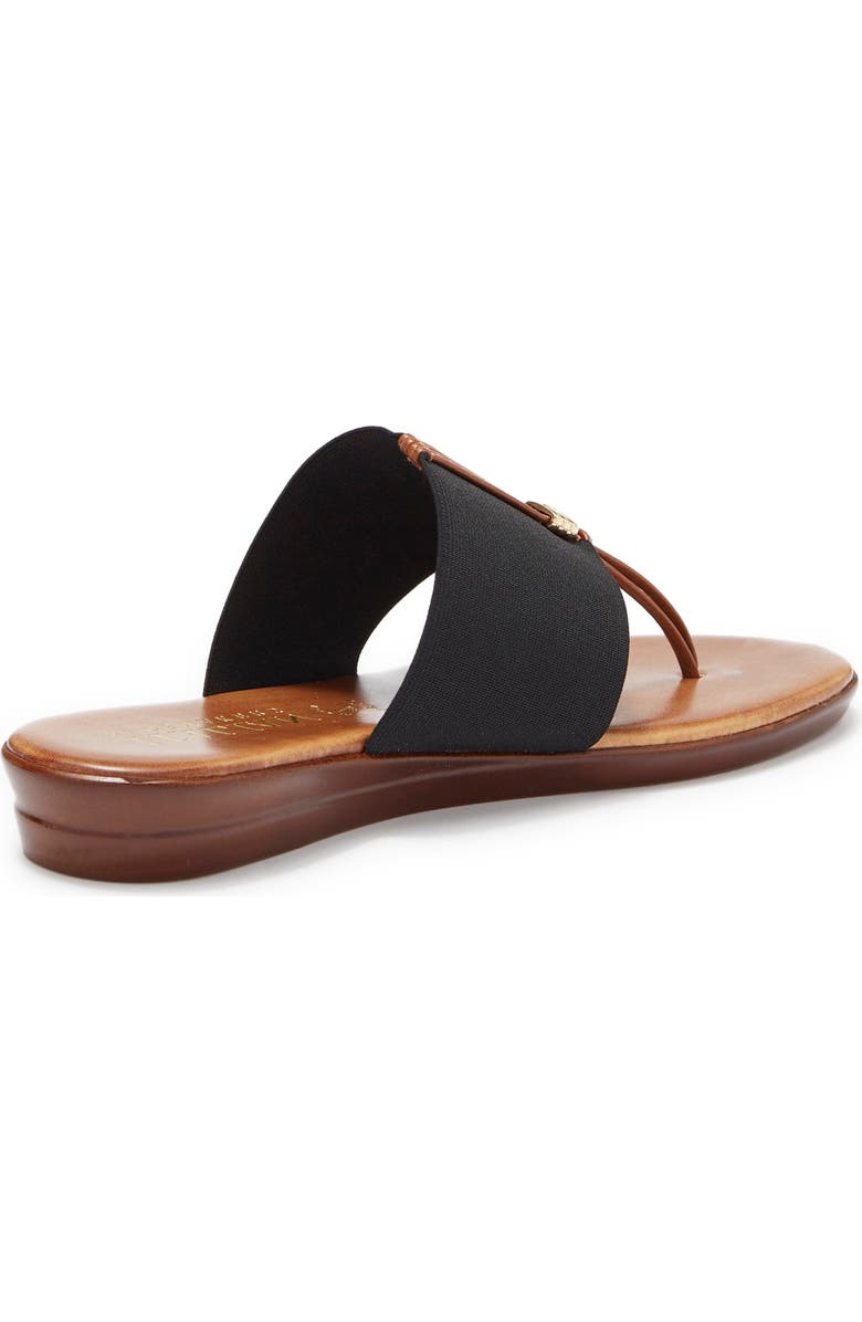 ITALIAN SHOEMAKERS Stretch Banded Thong Sandal, Alternate, color,