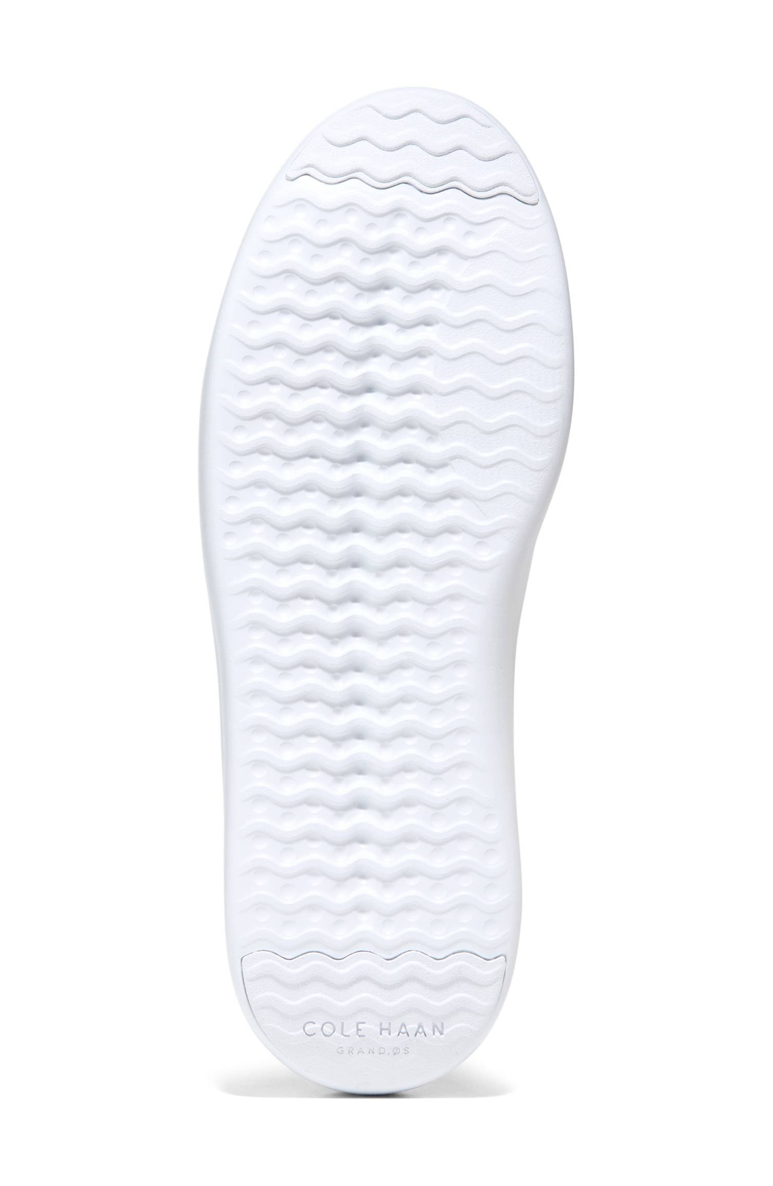 Cole Haan Grand Crosscourt Joy Platform Sneaker, Alternate, color, Optic White/ Rose Gold