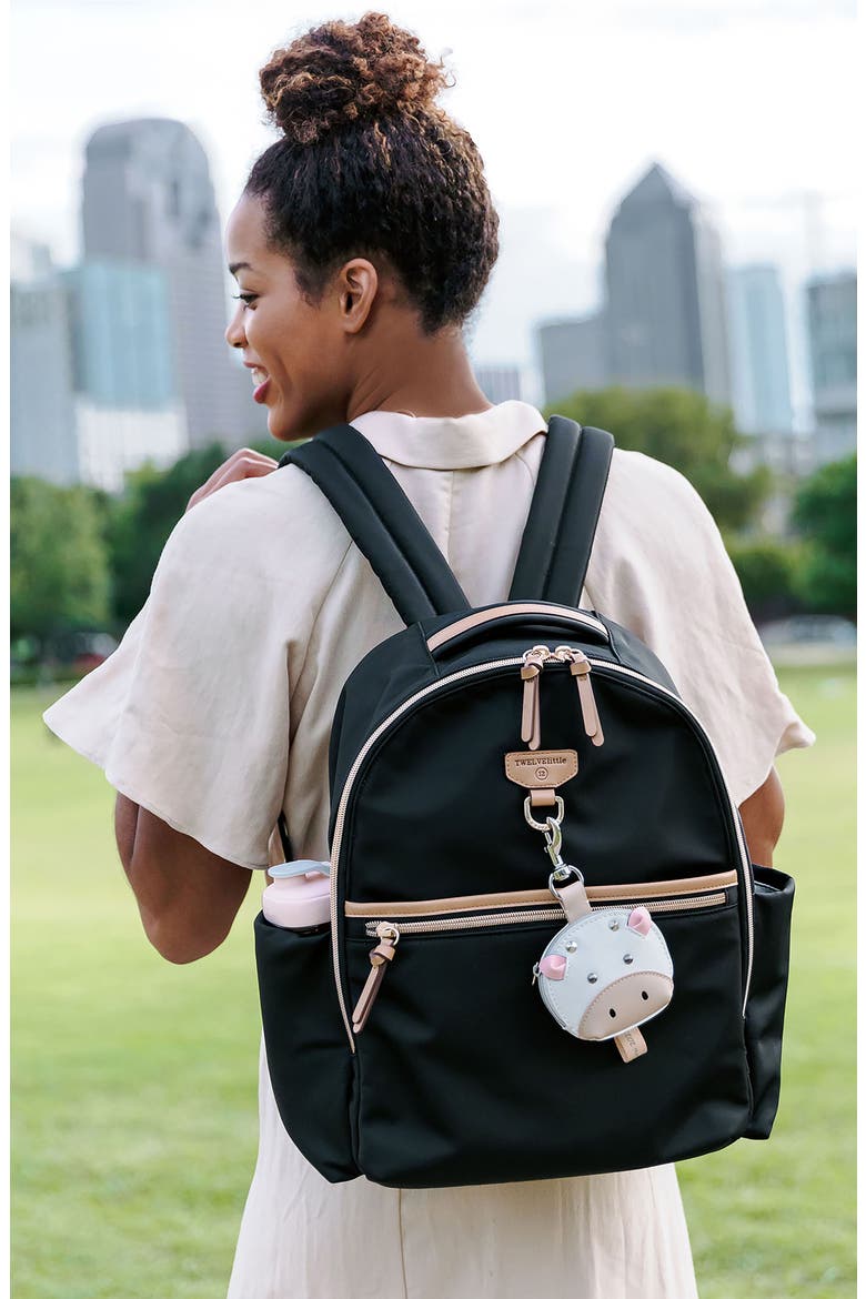 Midi Go 3.0 Water Resistant Diaper Backpack, Alternate, color, BLACK/ TAN