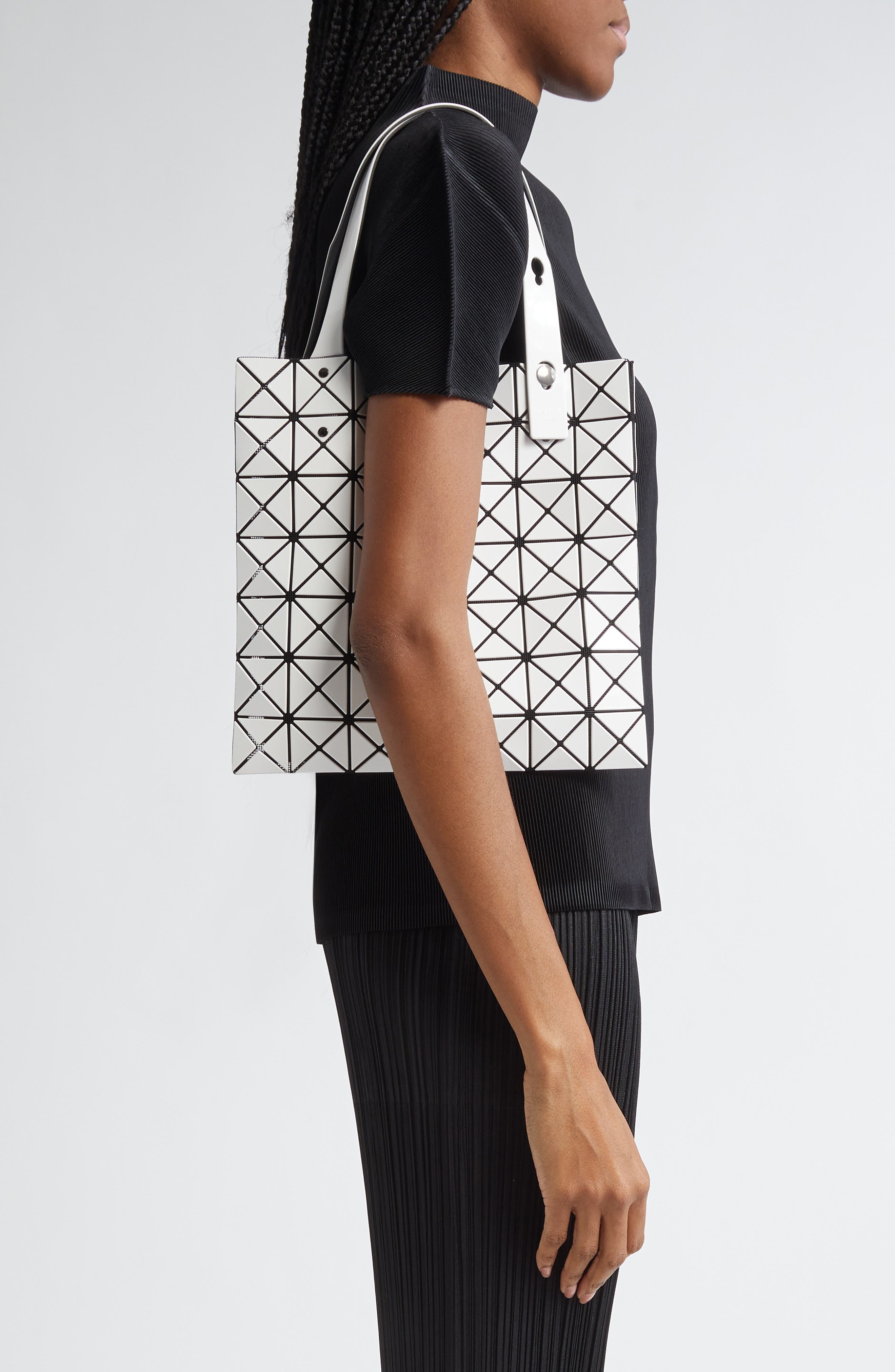 Prism Tote, Alternate, color, WHITE