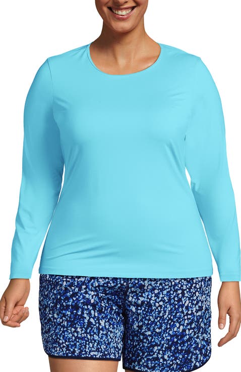 SunShade UPF 50 Long Sleeve Rash Guard Swim Tee