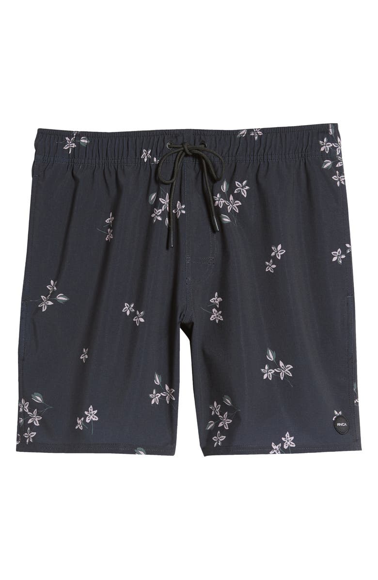 RVCA Tropical Print Board Shorts, Alternate, color,