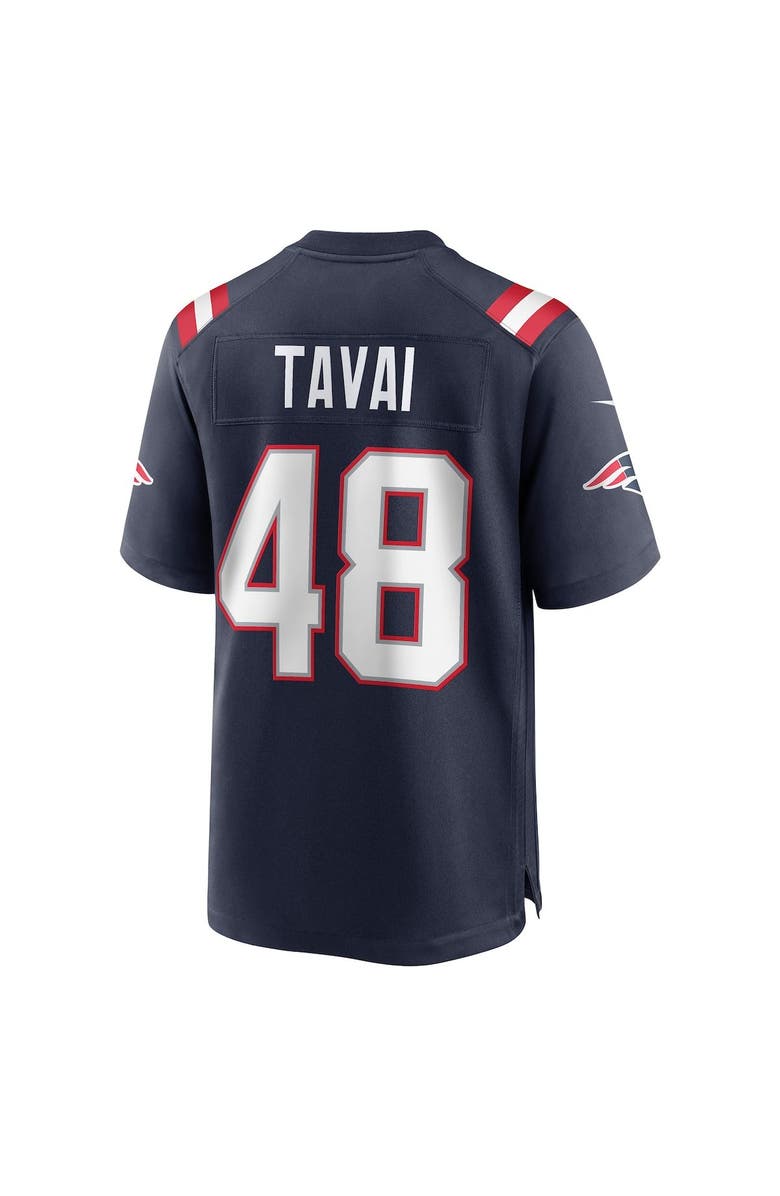 Nike Men's Nike Jahlani Tavai Navy New England Patriots Game Player Jersey, Alternate, color, 