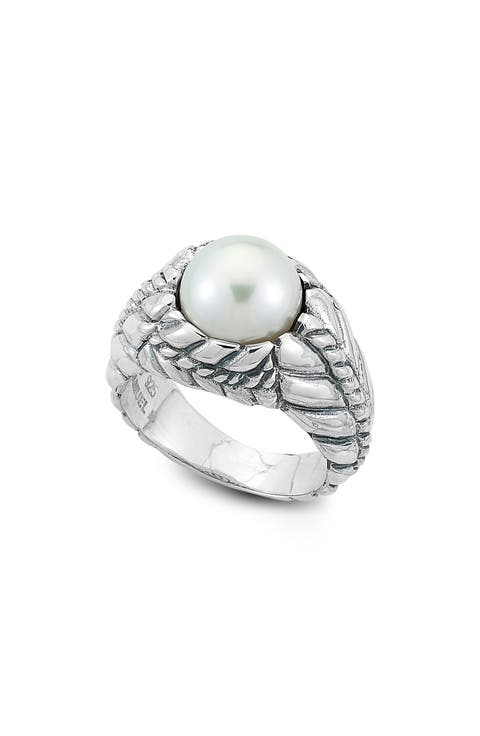 Round Freshwater Pearl Ring