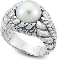 SAMUEL B. Round Freshwater Pearl Ring