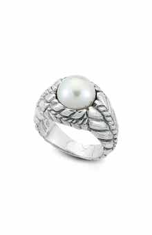 SAMUEL B. Round Freshwater Pearl Ring