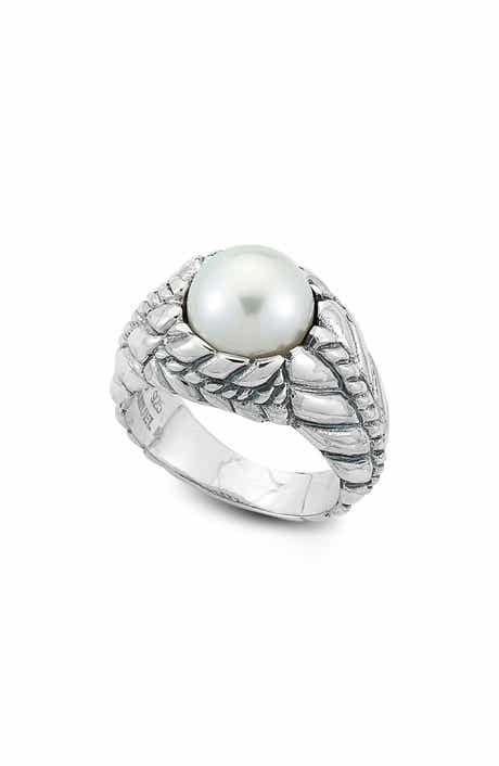 SAMUEL B. Round Freshwater Pearl Ring