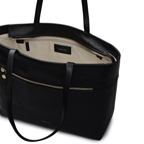 Radley Fountain Road Medium Ziptop Tote Bag In Black