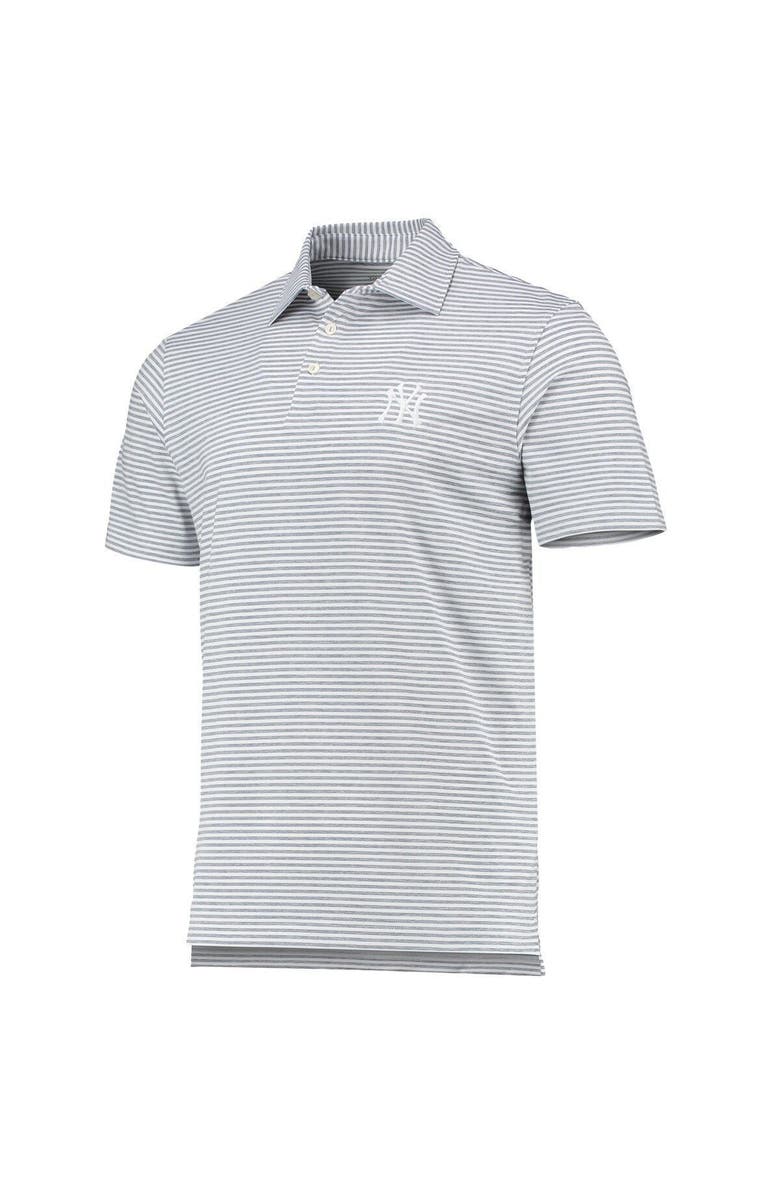 vineyard vines Men's Vineyard Vines Gray New York Yankees Heathered Winstead Sankaty Polo, Alternate, color, 