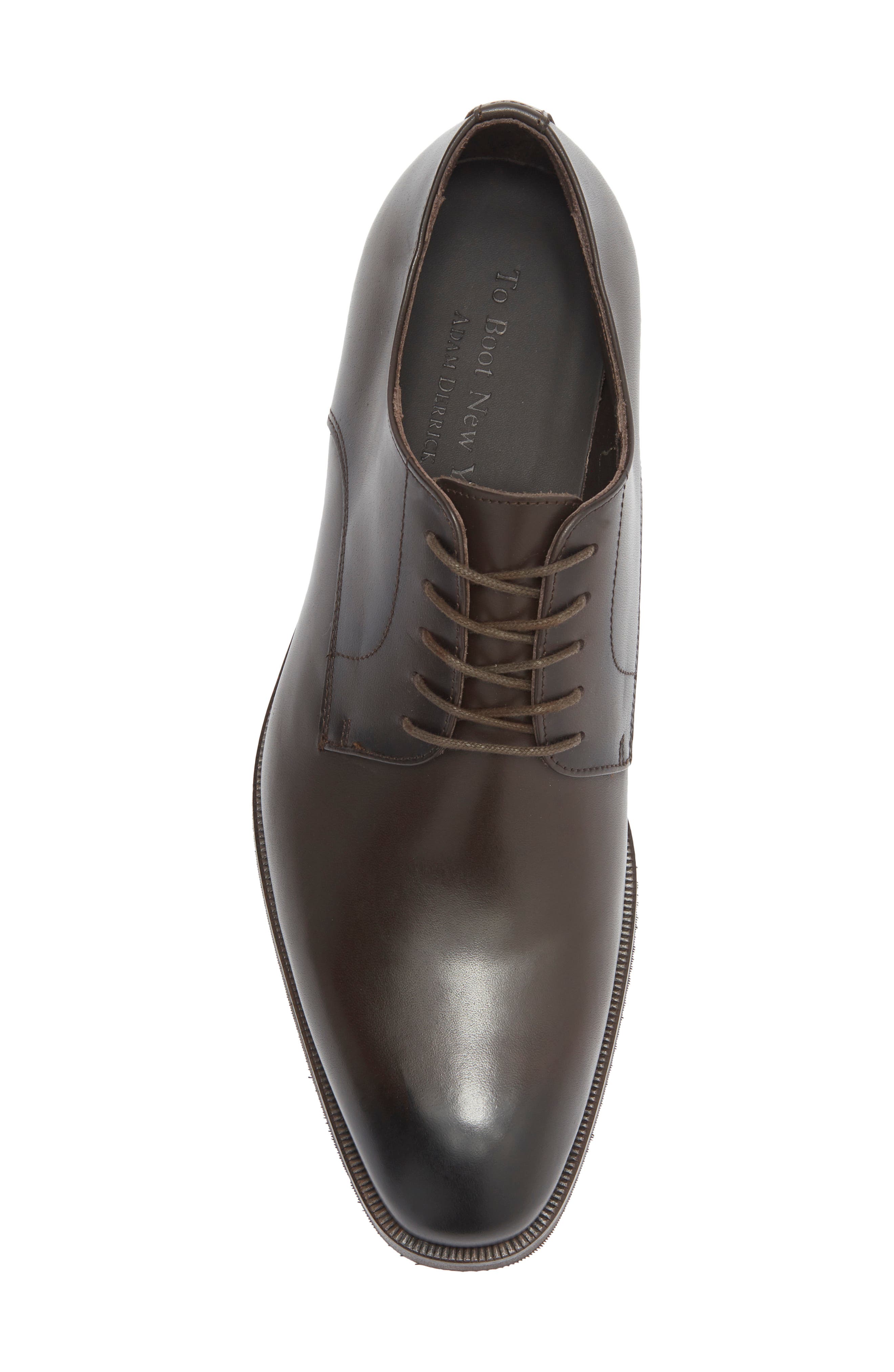 Bellevue Plain Toe Derby, Alternate, color, VITELLO TMORO