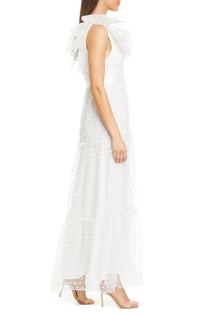 Philosophy Di Lorenzo Serafini Swiss Dot Tulle Gown, Alternate, color, 
