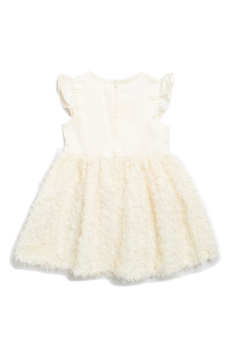 Kids' Soutache Bow Dress, Alternate, color, IVORY