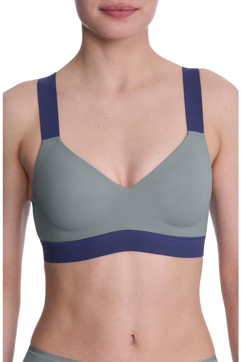 Dynamic Contour Underwire Sports Bra, Main, color, SEAGLASS/ INK