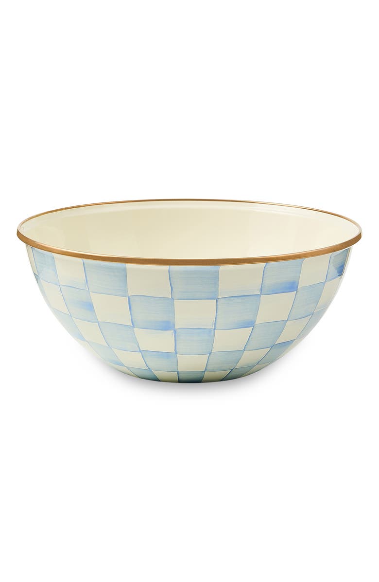MACKENZIE CHILDS Sky Check Large Everyday Bowl, Main, color, Sky Check