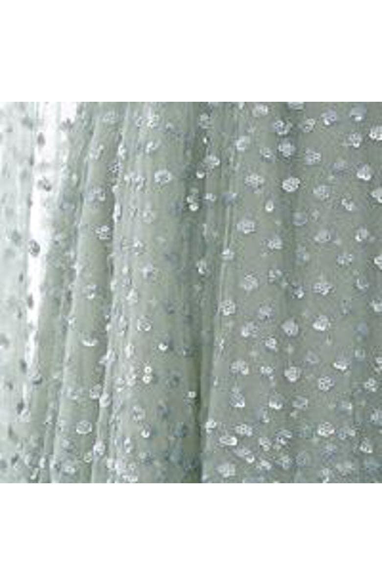 Needle & Thread Scatter Dot Cape Sleeve Ankle Gown, Alternate, color, Laurel