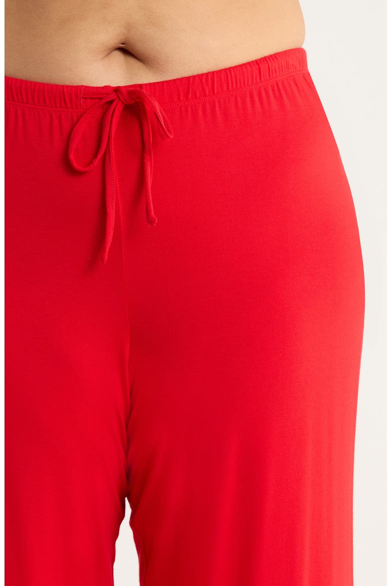 Moonlight Eco Crop Pajamas, Alternate, color, RED BARBADOS CHERRY