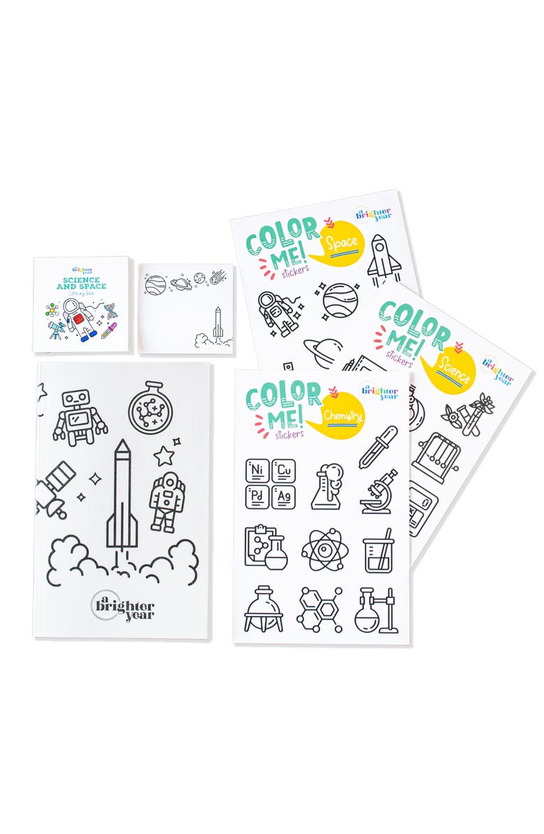 A Brighter Year Science & Space Adult Creative Coloring Mega Activity, Main, color, Multicolor