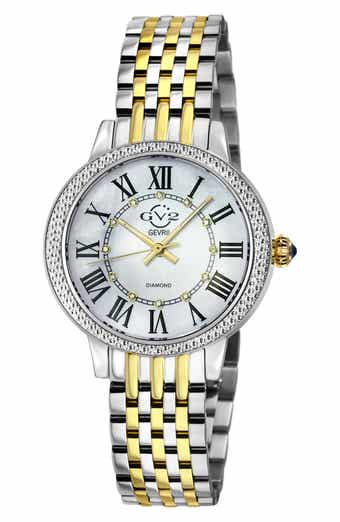 GV2 Astor III Diamond Swiss Bracelet Watch, 34mm - 0.06 ctw