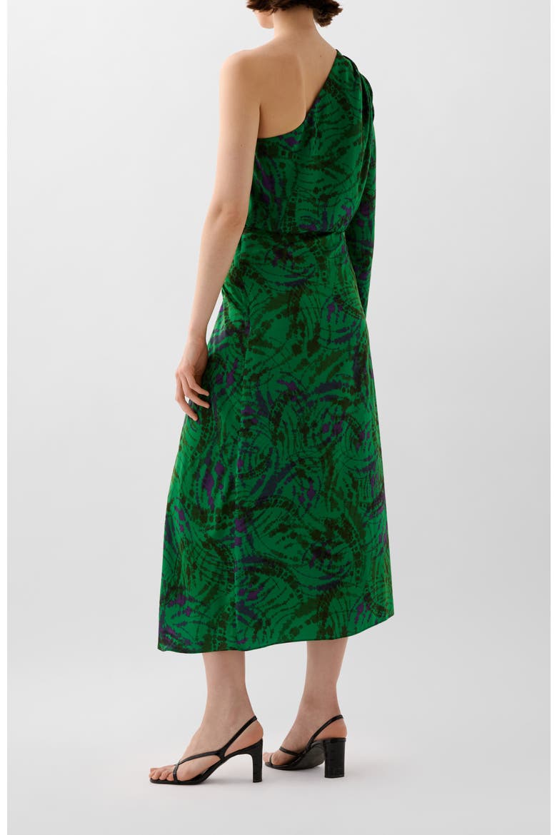 Fire Print Skirt, Alternate, color, Green