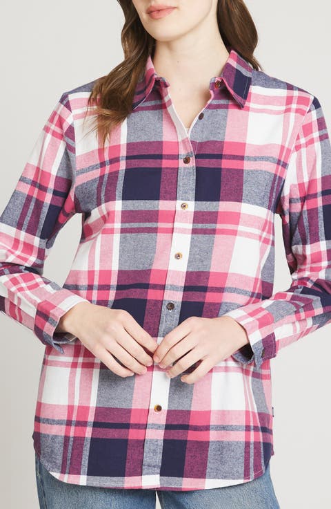 Plaid Flannel Long Sleeve Shirt